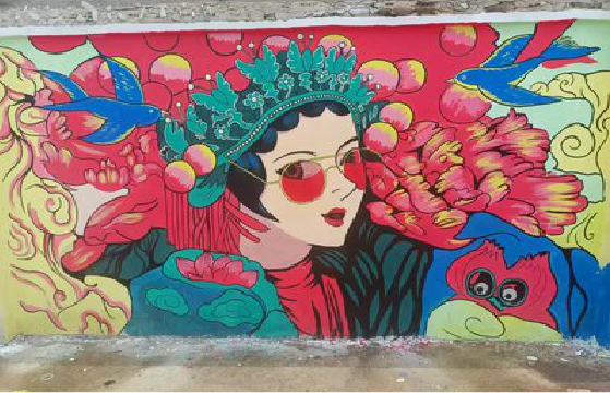 资兴墙体彩绘-网红墙