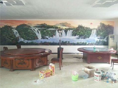 资兴墙绘-写实风景