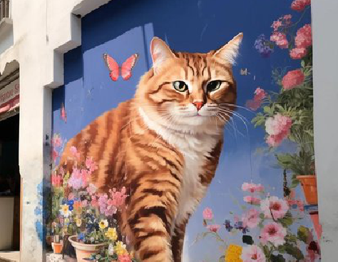 资兴自己绘制有个性的手绘墙