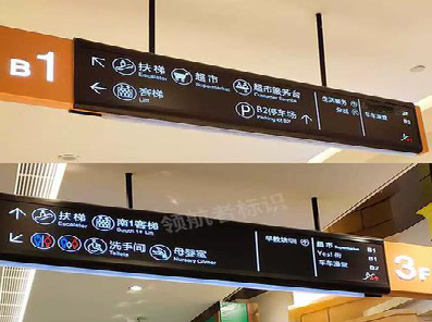 资兴如何通过商场标识牌引导客流分布？